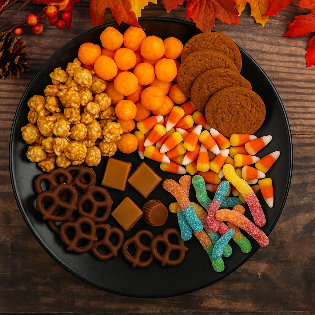 Halloween Snack Pail Gift Basket, Candy And Snacks Care Package Assortment For Boys Girls College Students Office Children Kids