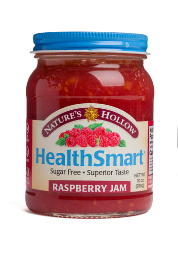 Nature's Hollow Raspberry Jam: Sugar Free Preserves, Low Cal, Non GMO, Keto Friendly, Vegan, Gluten Free, and Diabetic Friendly 