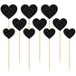 Gyufise 30Pcs Heart Cupcake Toppers Glitter Mixed Size Sweet Love Theme Heart Cake Decorations Wedding Engagement Bridal Shower