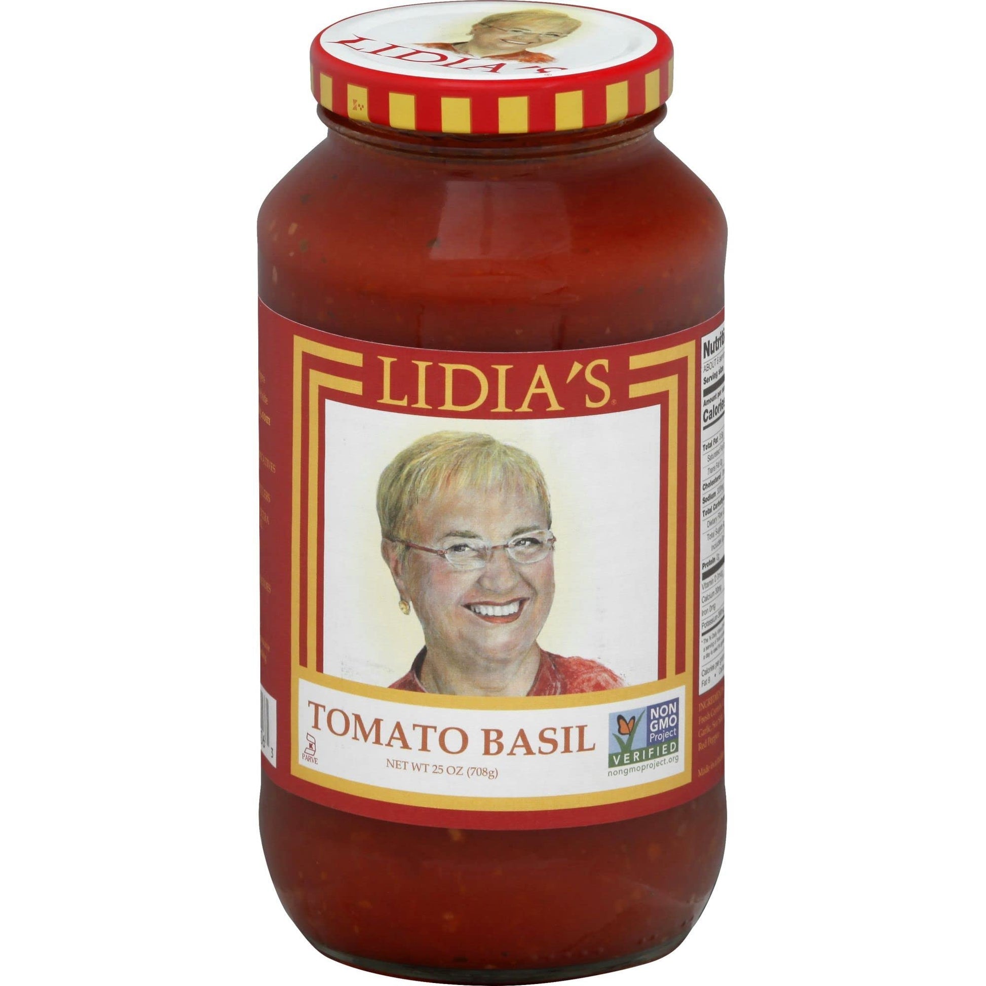 Lidia's Tomato Basil Pasta Sauce, 25 oz