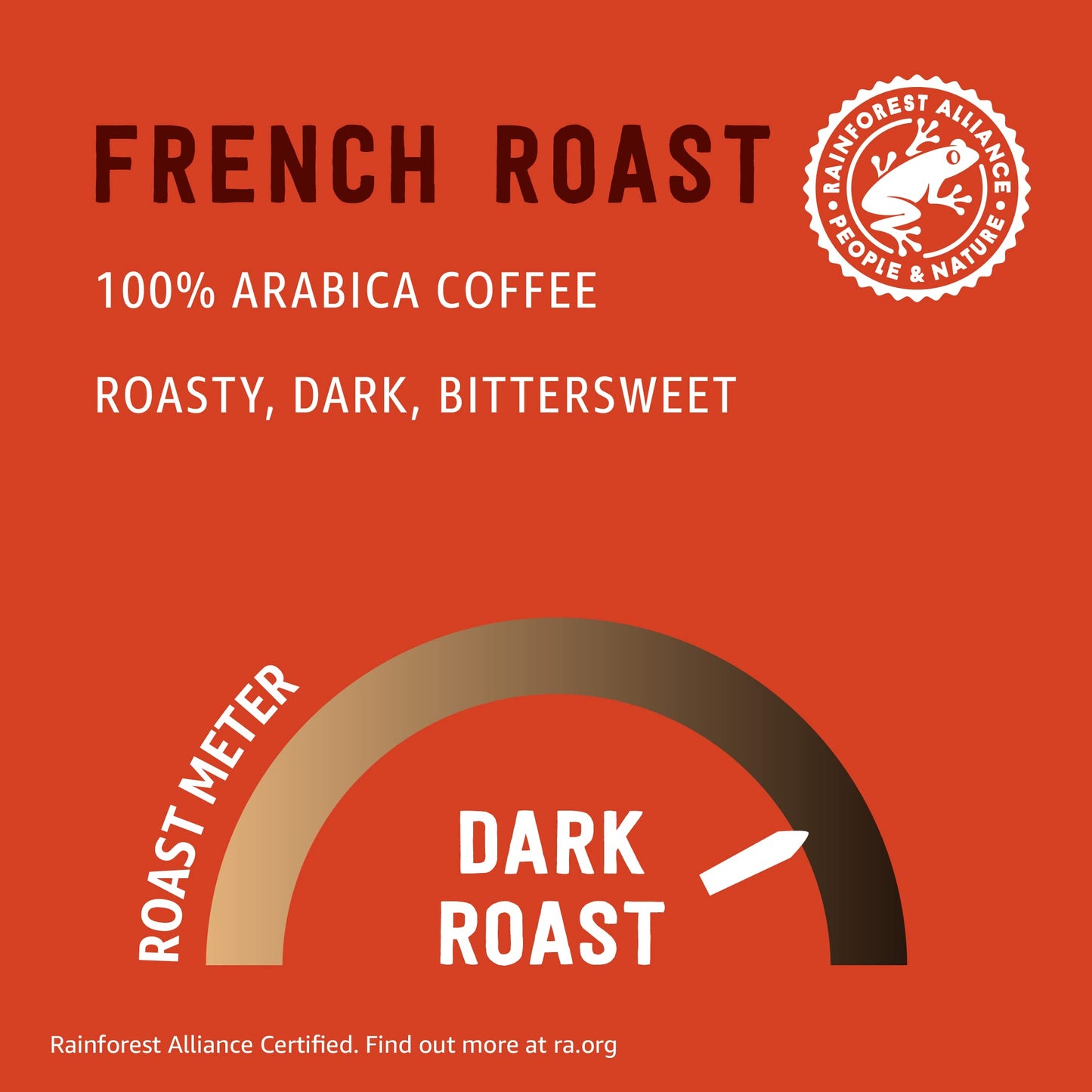 Happy Belly French Roast Compostable Coffee Pods, Dark Roast, Compatible with K-Cup Brewer, 96 Count