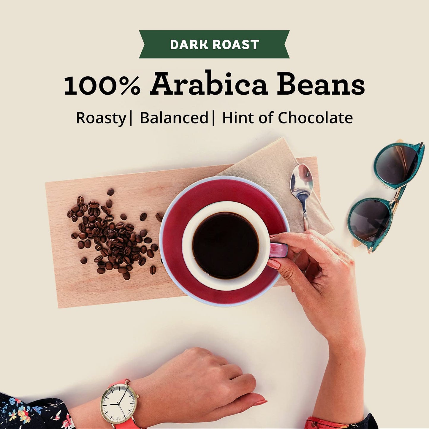 Seattle’S Best Coffee, Dark Roast Ground Coffee, 6Th Ave Bistro, 100% Arabica, 1 Bag (12 Oz)