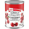 Duncan Hines Wilderness Simply Pie Filling, Cherry, 21 Ounce (Pack of 8)