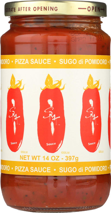 SMT San Merican Tomato Pizza Sauce - Pizza Sauce from Fully Ripened Tomatoes, 14 oz