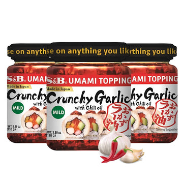 Endless Savings Chili Oil and Chili Crisp with Fried Garlic, Sugar Free Hot Sauce, Pack of 3 (3.88 fl oz)