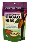 Wilderness Poets Cacao Nibs (Sweetened With Coconut Nectar) - Organic Raw Cacao Nibs - (8 Ounce - 227G)