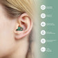 Silicone Ear Plugs For Noise Reduction - Reusable Soft Comfortable Earplugs For Sleeping,Noise Sensitivity & Flights -16 Ear Tip