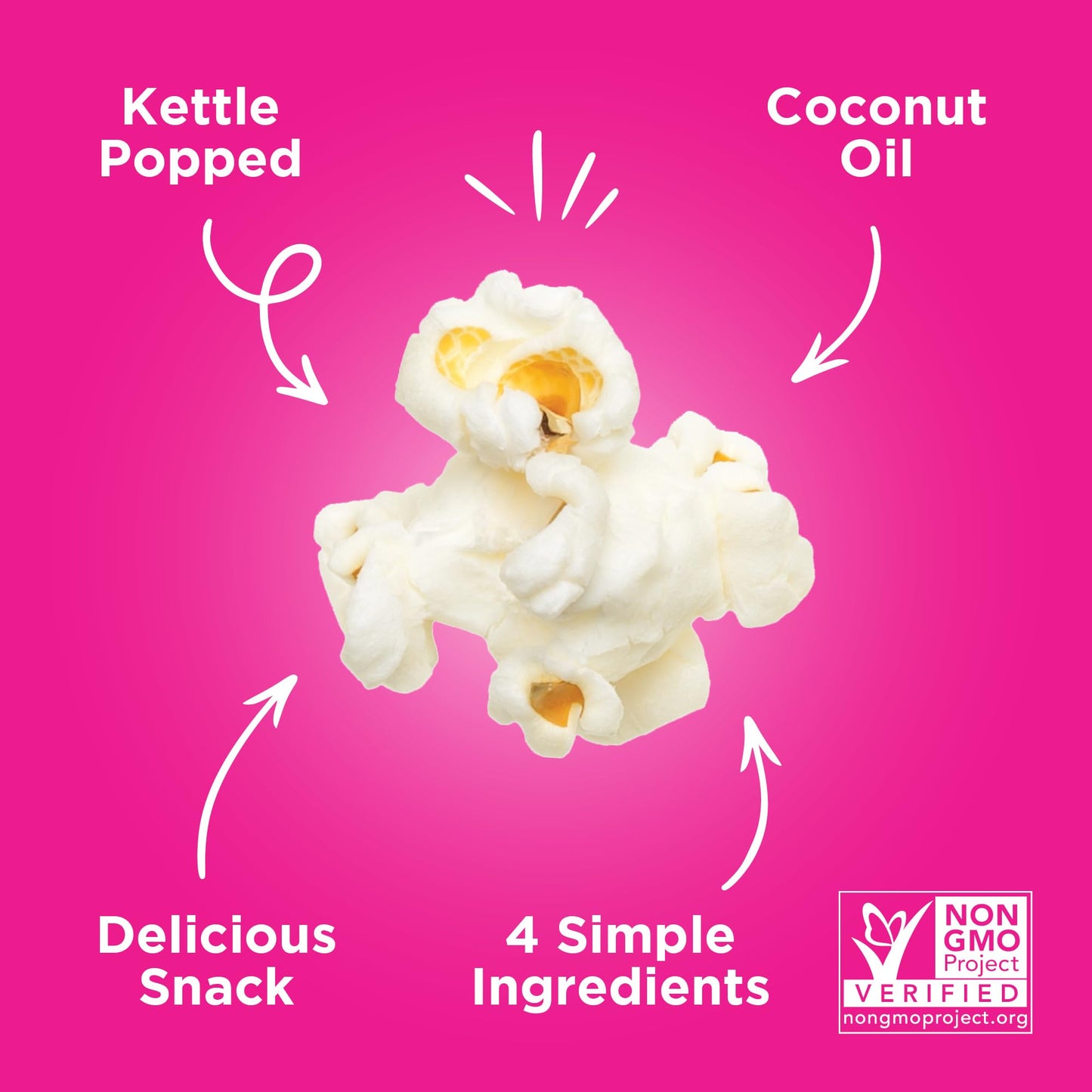 Pur Popcorn | Made With Coconut Oil | Party Size Bag | Sweet & Salty | Guilt-Free & Healthy Snack | Gluten Free, Vegan & Non-Gmo