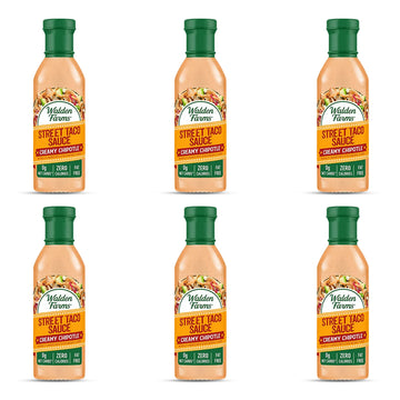 Walden Farms Street Taco Sauce Creamy Chipotle - Calorie-Free, Gluten-Free, Low Carb, Keto-Friendly, Sugar-Free, Smoky Chipotle 