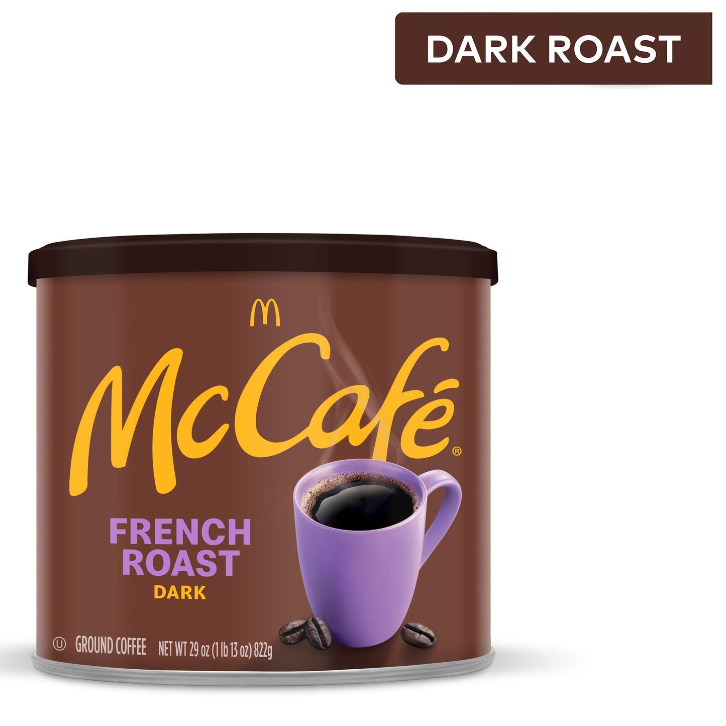 McCafe French Roast  Dark Roast Ground Coffee  29 oz Canister