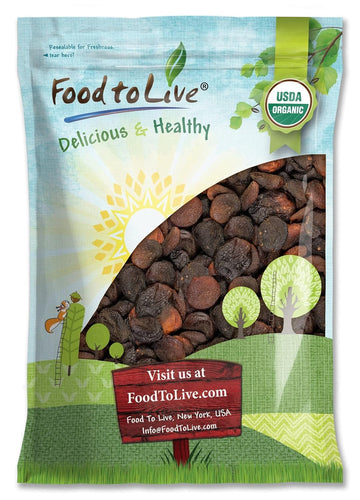 Food to Live Organic Dried Apricots, 8 Pounds — Non-GMO, Kosher, Unsulfured, Raw, Vegan, Bulk
