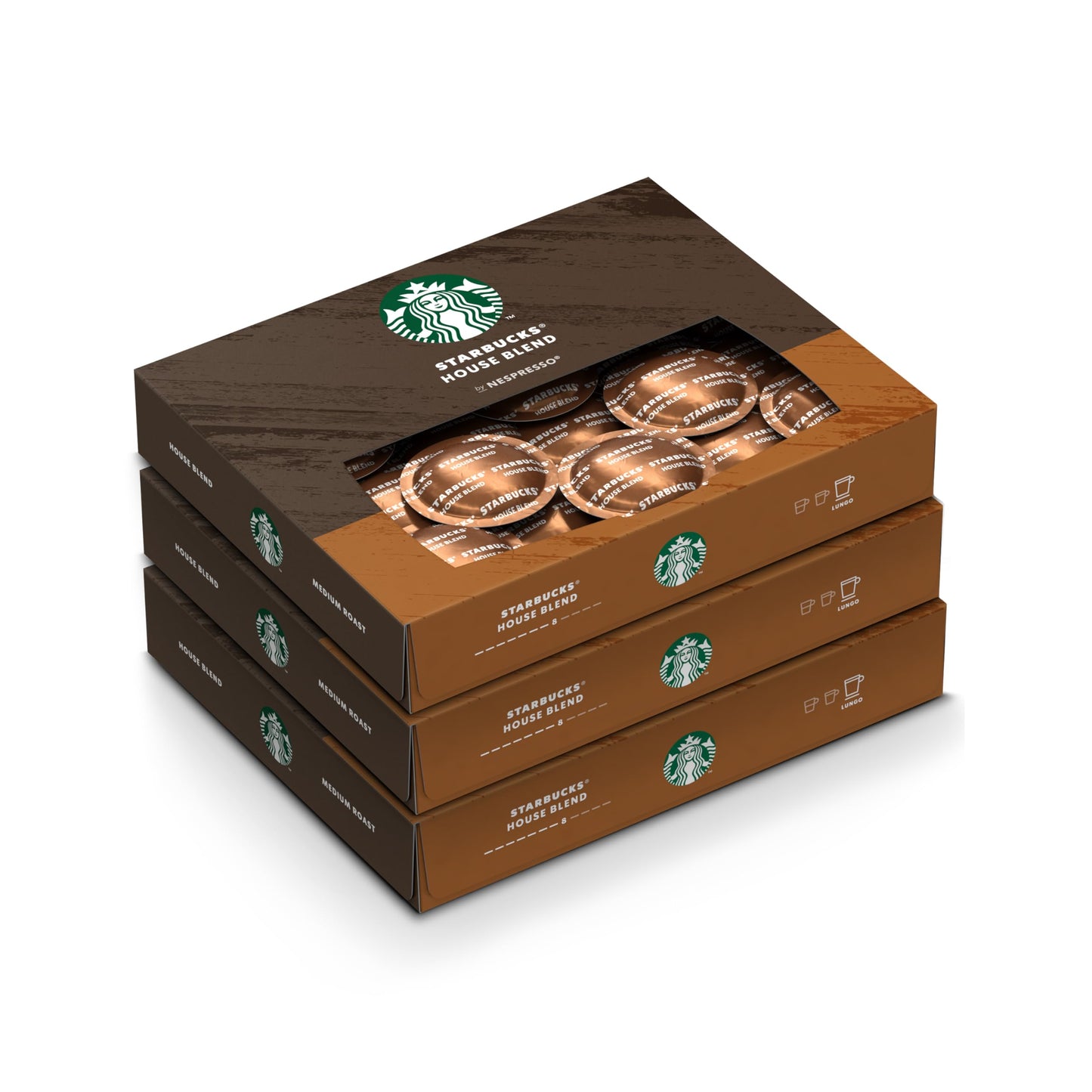Nespresso Professional Coffee Units  Starbucks House Blend Coffee Bundle  150-Count Coffee Units
