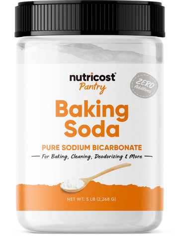 Nutricost Pantry Baking Soda (5 LBS) - For Baking, Cleaning, Deodorizing, and More