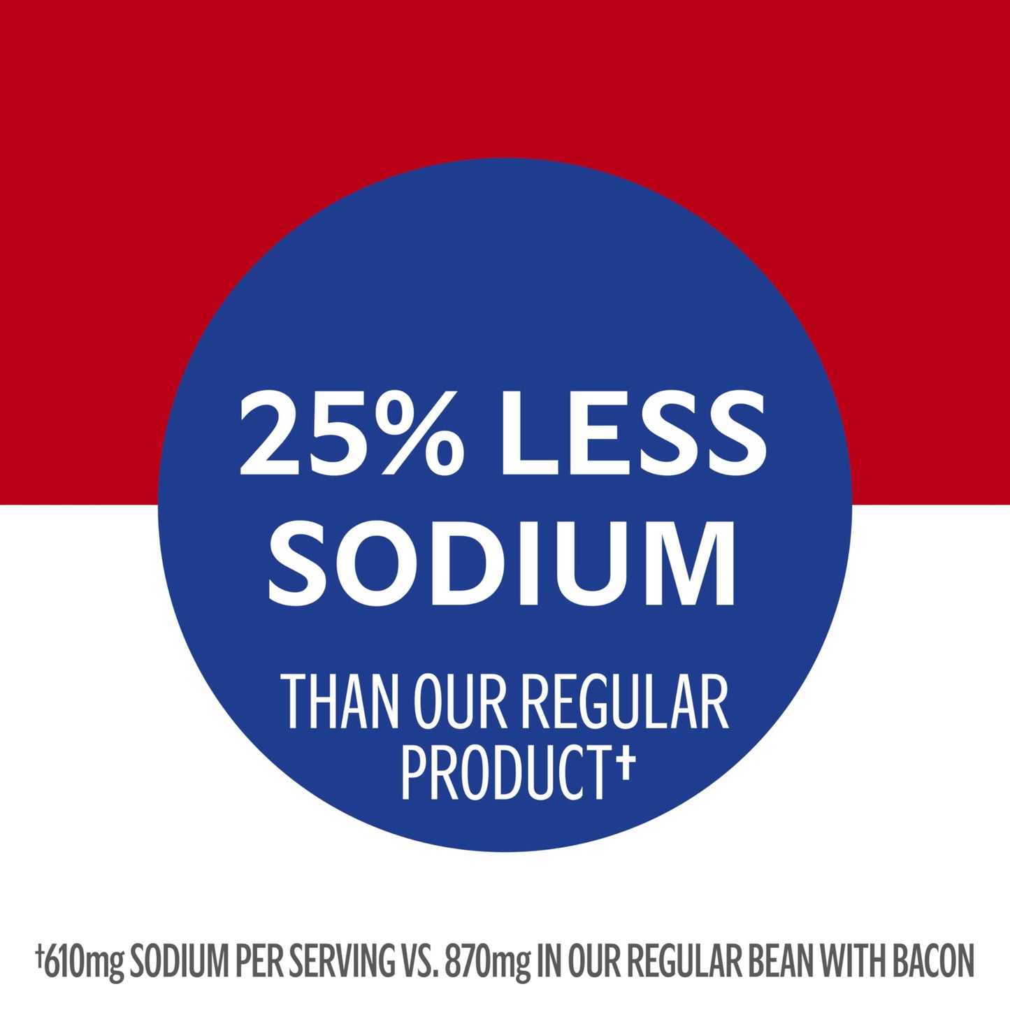 Campbells Condensed 25% Less Sodium Bean With Bacon Soup, Natural Smoke Flavoring Added, 11.25 Oz Can (Case Of 12)