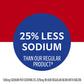 Campbell s Condensed 25% Less Sodium Bean With Bacon Soup, Natural Smoke Flavoring Added, 11.25 oz Can (Case of 12)