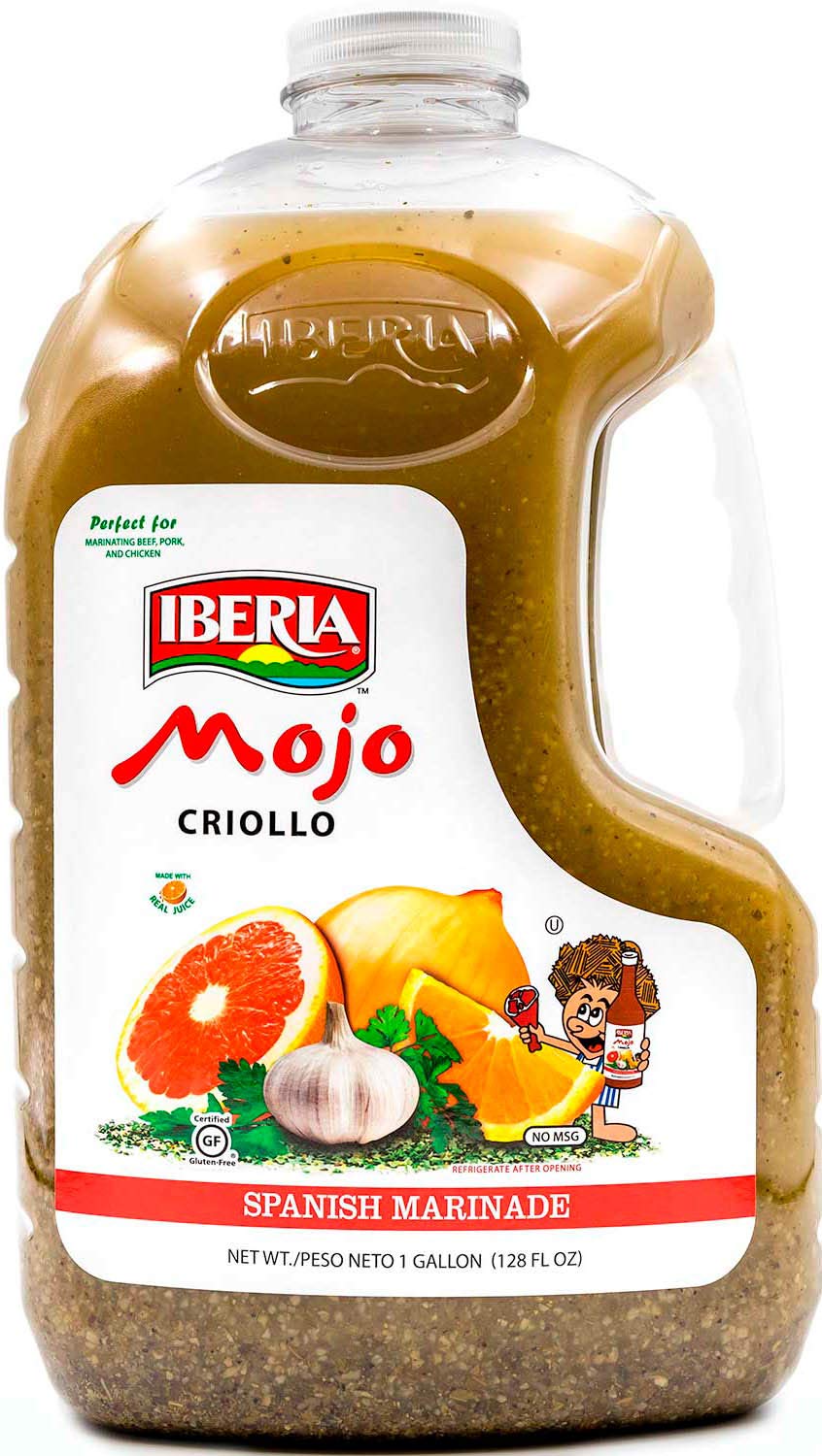 Iberia Mojo Criollo, Spanish Marinade Perfect For Marinating Chicken, Beef & Pork, Made With Real Orange Juice, 128 Fl Oz
