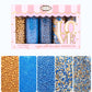 Confect Edible Sprinkles, Marine Royalty Theme, Assorted Pack, 5 Oz, Vegan, Gluten-Free, Multicolor