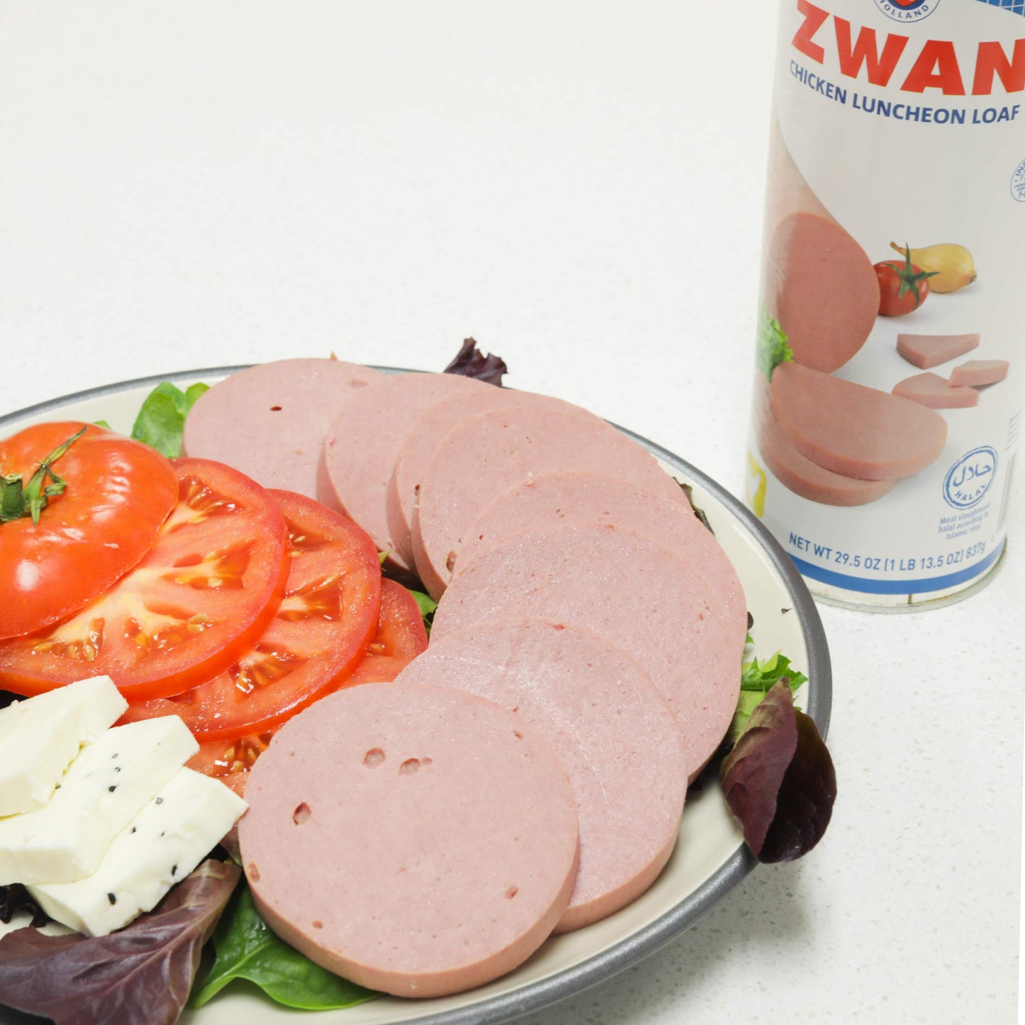 Zwan Halal Chicken Luncheon Meat, 29.5 Ounce, Pack of 1