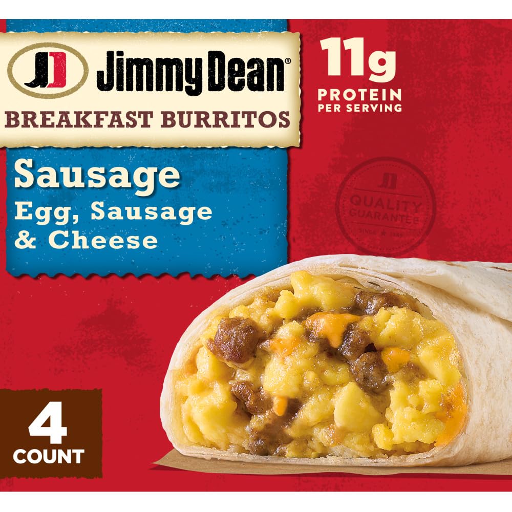Jimmy Dean Sausage Breakfast Burritos, 4 Count