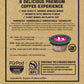 beaniac Organic Bean Me Up Coffeehouse Blend K Cup Pods, Medium Roast, 72 Count, Rainforest Alliance Certified, Compatible with Keurig
