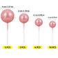 30Pcs Balls Cake Topper Glitter Foam Ball Cake Picks Mini Balloon Cupcake Insert Bubble Balls Diy Decoration For Baby Shower Wed