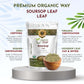 Organic Way Dried Soursop Leaf Coarse Cut (Annona Muricata) - Herbal Tea | Vegan, Non Gmo & Gluten Free | Resealable Bag | 100%