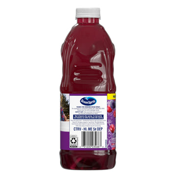 Ocean Spray 100% Juice Cranberry G  Blend, 64 Fl Oz Bottle, Pack of 8, Cranberry Concord G