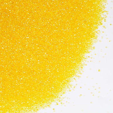 Kasvan Yellow Sanding Sugar Sprinkles - Edible Sugar Crystals, Baking Cake Decorations, Ice Cream Toppings Cupcake Decorating, W