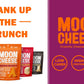 Moon Cheese Bites Bundle, Cheddar Believe It, Oh My Gouda & Garlickin Parmesan, 2-Ounce, 3-Pack, Lunch or School Snack