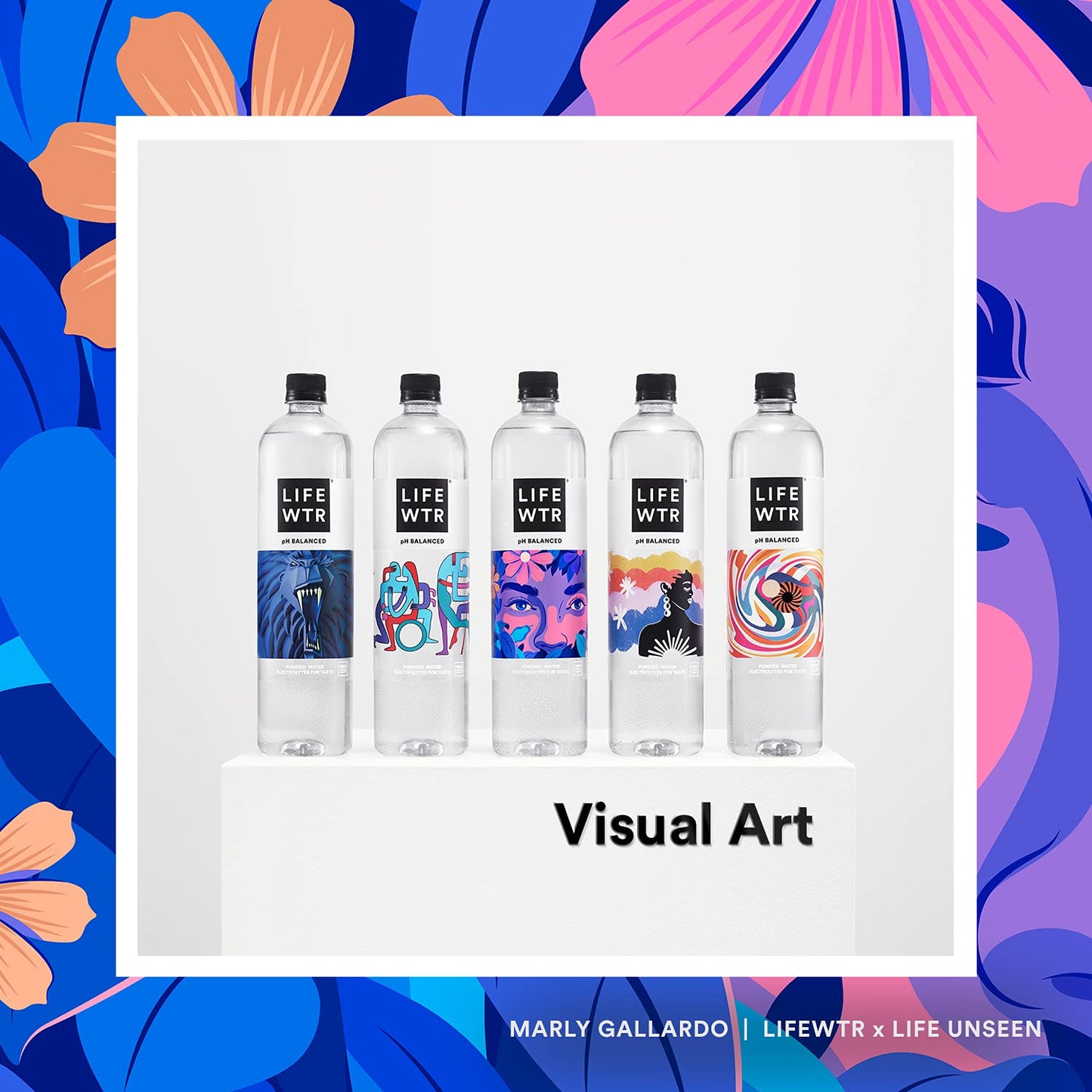 Lifewtr, Premium Purified Water, Ph Balanced With Electrolytes For Taste, 16.9 Fl Oz (Pack Of 6)