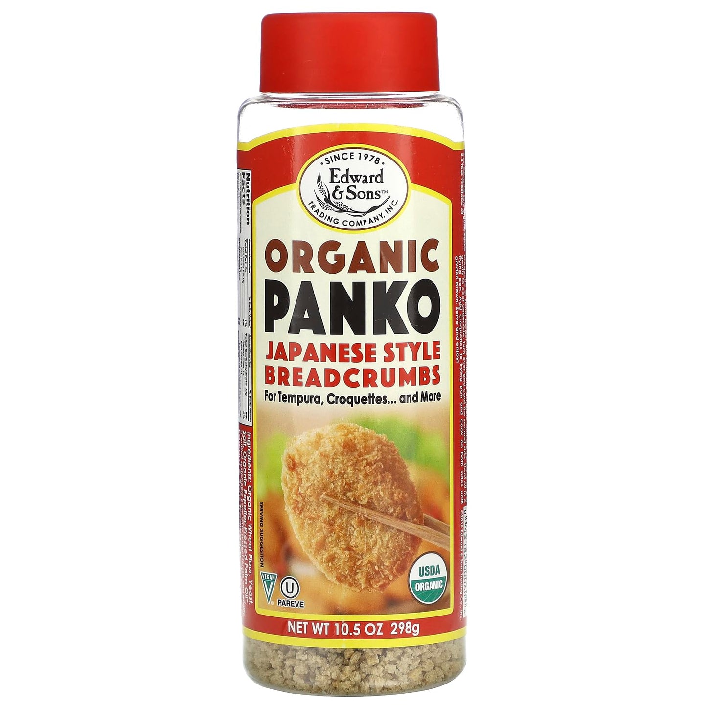Edward & Sons Organic Panko Breadcrumbs, 10.5 oz