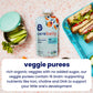 Cerebelly Organic Baby Food Pouches, Sweet Potato Mango Purees, 16 Nutrients, No Added Sugar, Fiber & Non-Gmo, 4Oz, 6 Pack