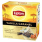 Lipton Black Tea Vanilla Caramel Pyramid Tea Bags, 20 Total Bags, Multicoloured, Model 800870