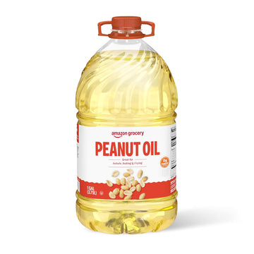 Amazon Grocery Peanut Oil, 128 Fl Oz, Pack of 1, Previously Amazon Fresh