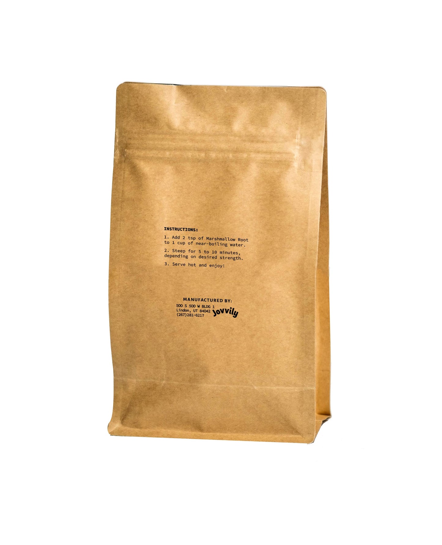 Jovvily Marshmallow Root Herbal Tea - 4 oz Cut & Sifted - Natural Wellness Supplement