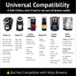 iFillCup Refillable K Cups - 12 Pack, Universal Compatibility, White, Holds 50% More Coffee, Reusable up to 5 Times