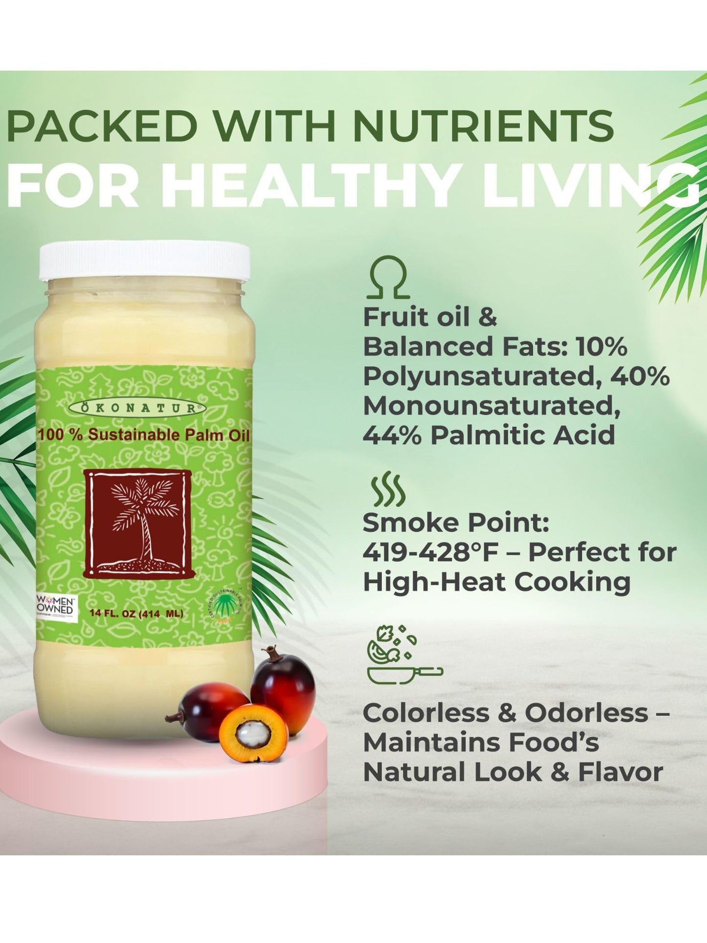 100% Palm Oil - 16 Fl Oz