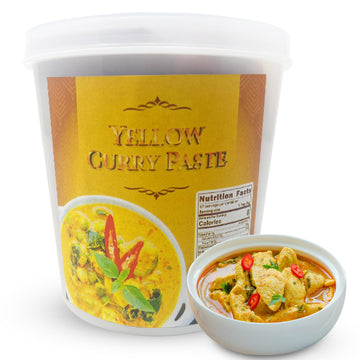 Fusion Select Yellow Curry Paste - Seasoning Spice Blend for Asian Food, Middle Eastern & Indian Cuisine - Dressing & Condiment 