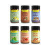 MASALA POTLI Multi Purpose Popcorn, French Fries, Nachos, Makhana (Gorgon Nuts) 6 Flavour Seasoning Pack [Green Chilly & Lemon, 