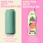 Saint James Iced Tea x Juicy Couture Limited Edition - Organic Black Tea - Non-GMO  Gluten Free  Zero Calorie  Zero Sugar - Juicy Peach  12 Pack (16 fl oz each)