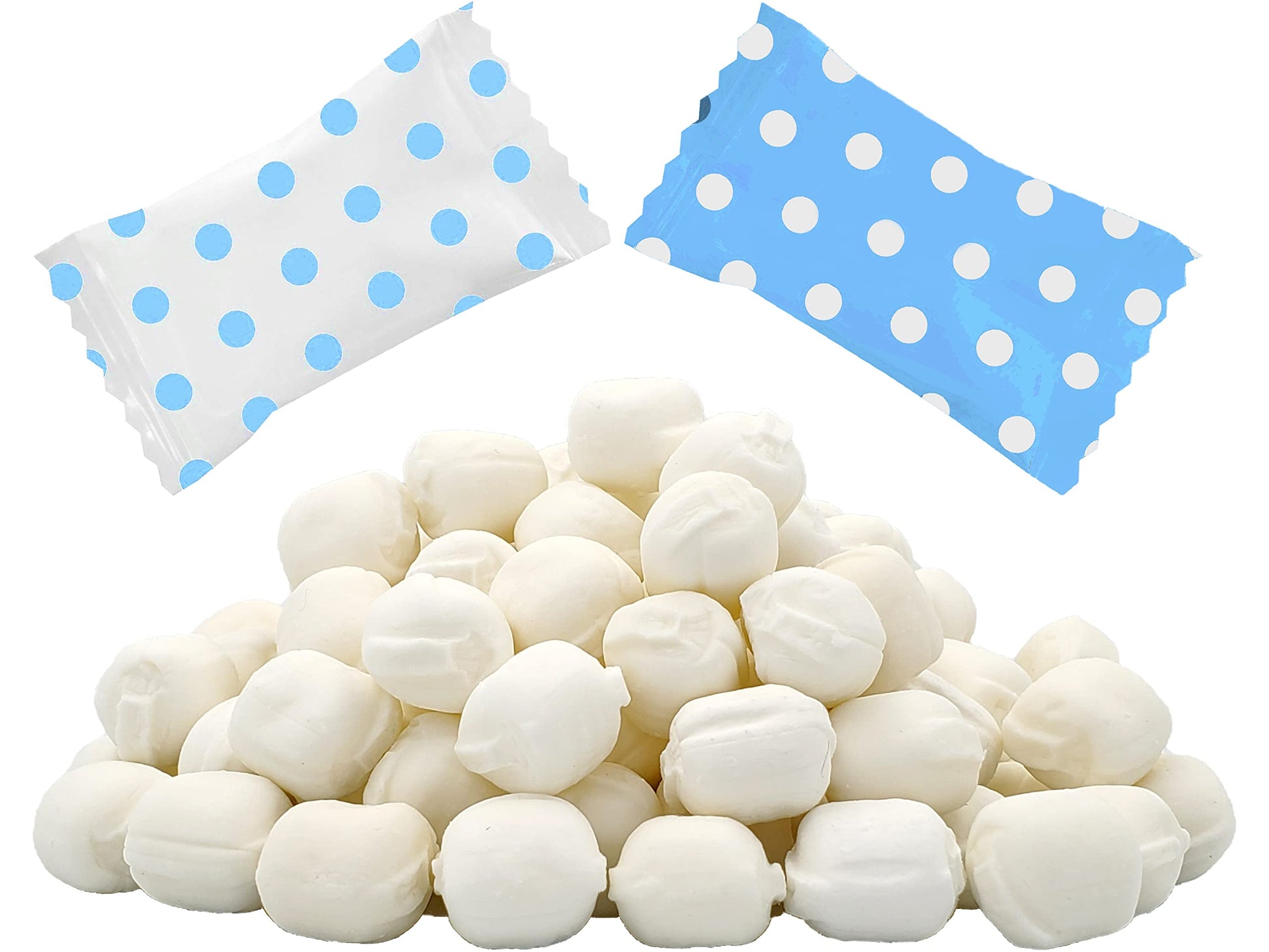 Fruidles Buttermints, Fat-Free After Dinner Mints, Caribbean Blue, 110 Pieces, Kosher Certified, Individually Wrapped
