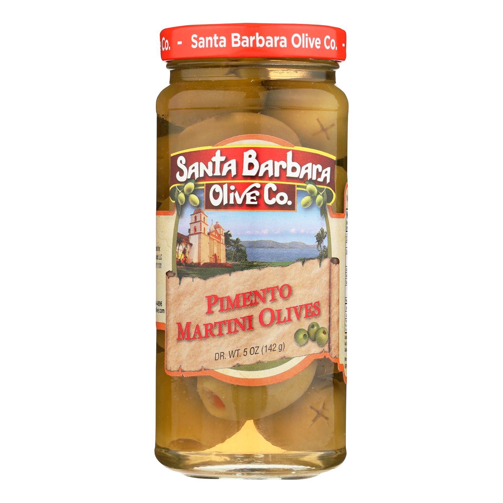 Santa Barbara Martini Style Olives, 5 oz, 6 Pack, Model BHBUST051718A4591