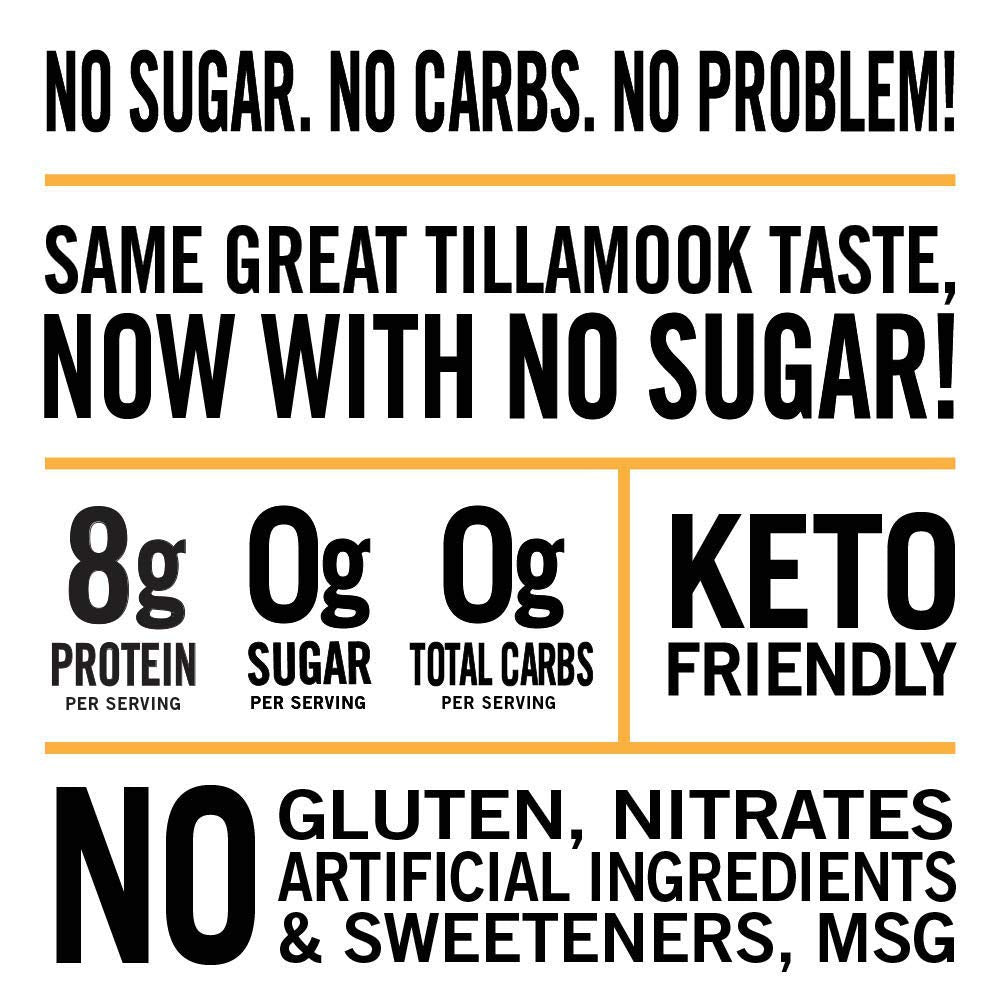 TILLAMOOK COUNTRY SMOKER Smoked Sausage Stick Keto Friendly Zero Sugar Spicy Jalapeno 1.25 oz. 24 Count