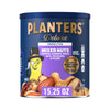 PLANTERS Unsalted Mixed Nuts, Cashews, Pistachios, Almonds, Brazil Nuts, Pecans, 15.25 oz Canister