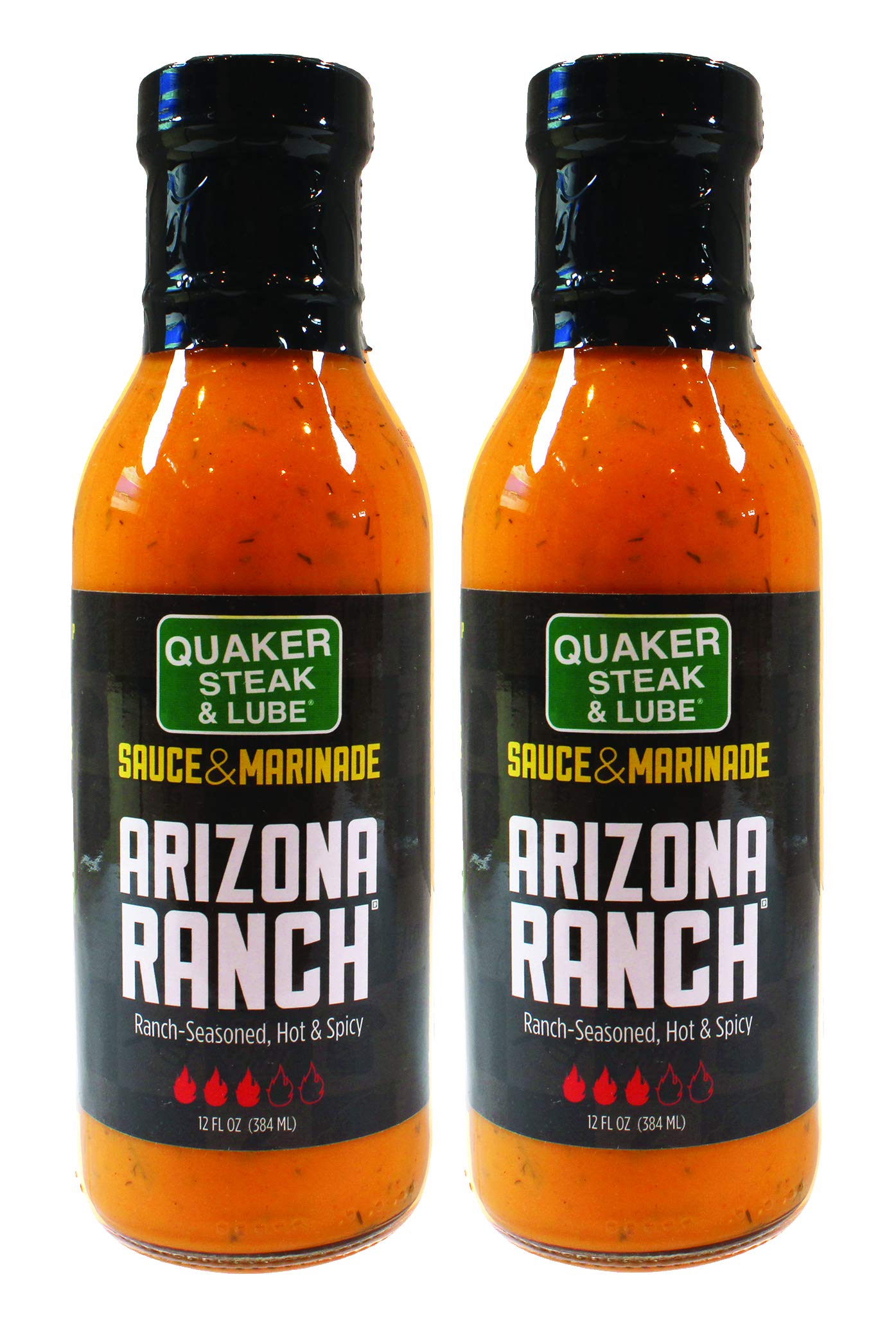 Quaker Steak And Lube Arizona Ranch Wing Sauce 2 Pack - 2 12 Ounce Bottles Of Quaker Steak & Lube Arizona Ranch Sauce