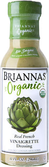 Briannas Organic French Vinaigrette Dressing 10 FZ