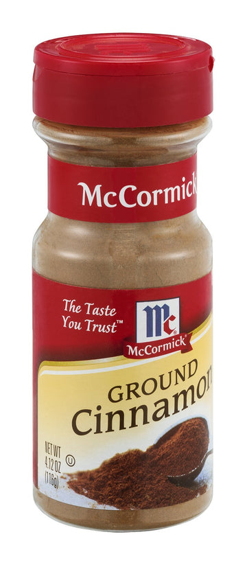 McCormick Ground Cinnamon, 4.12 Ounce, Pack of 12, Model 052100071091
