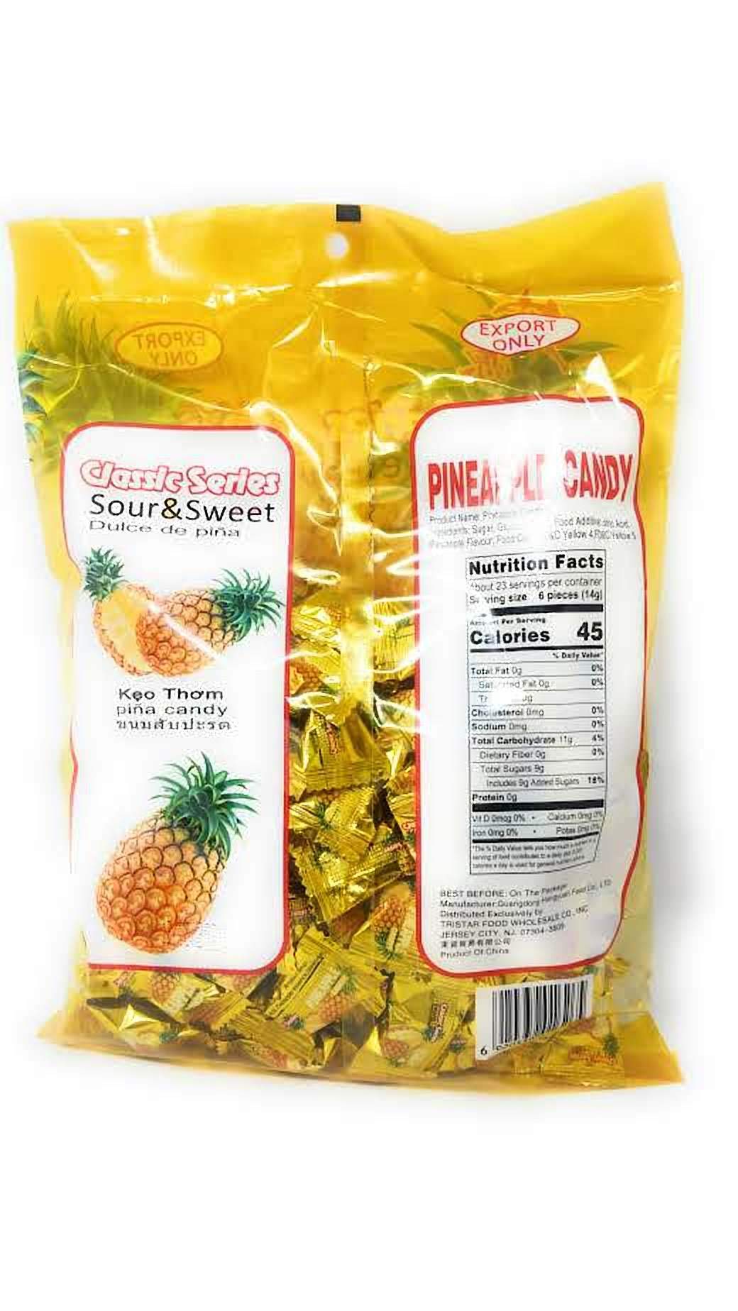 Classic Series Pineapple Candy 350G, 3 Pack