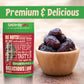 Sincerely Nuts Large Unsweetened Medjool Dates, 1Lb - Fresh, No Sugar Added Date Fruit Snack - Unsulfured Medjools with Rich Nat