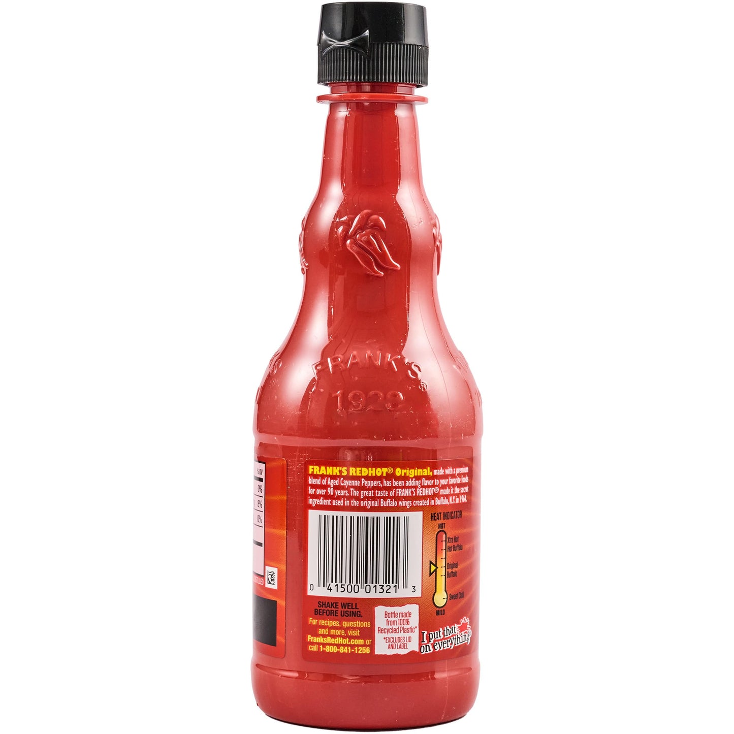Franks RedHot Original Cayenne Pepper Hot Sauce, Glass Bottle, 12 Fl Oz (Pack of 12), Red